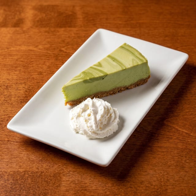 Green Tea Cheesecake.